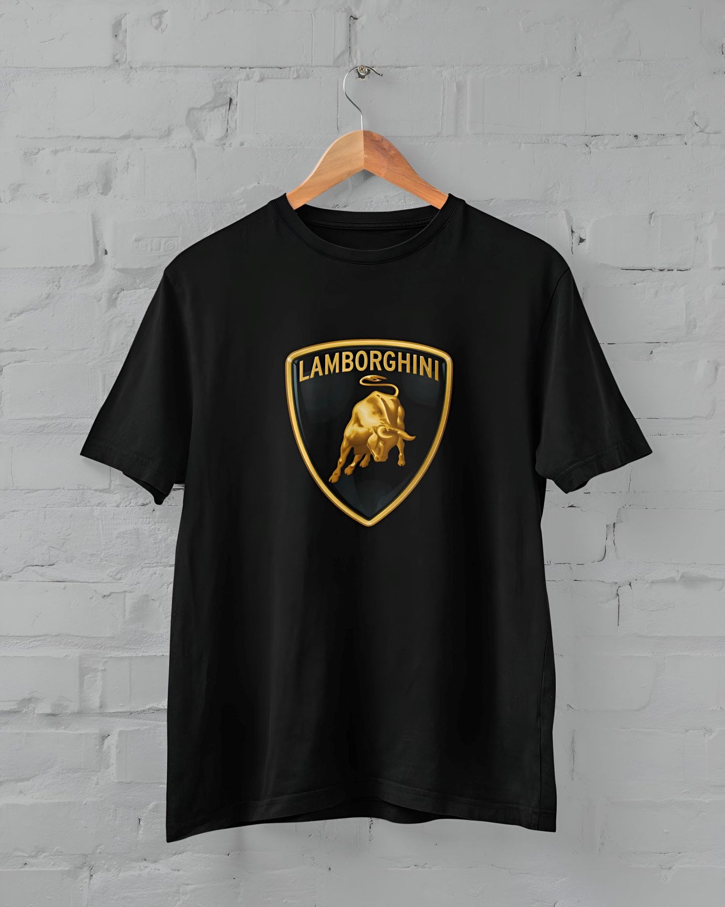 Lamborghini Printed Half Sleeve T-shirt for Men