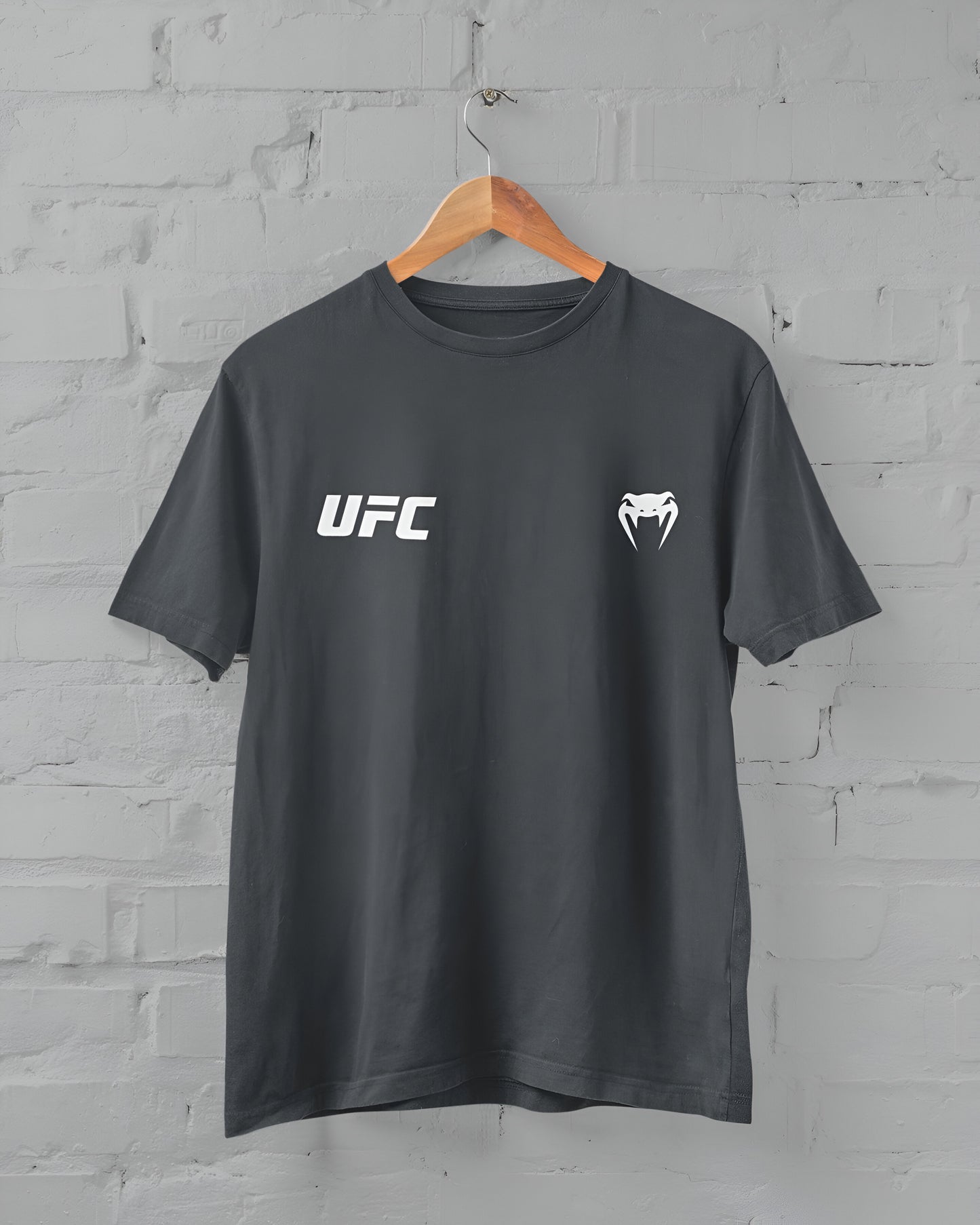UFC Venum Logo Half Sleeve T-shirt for Men
