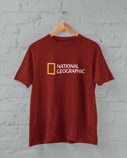 National Geographic Half Sleeve T-shirt for Men