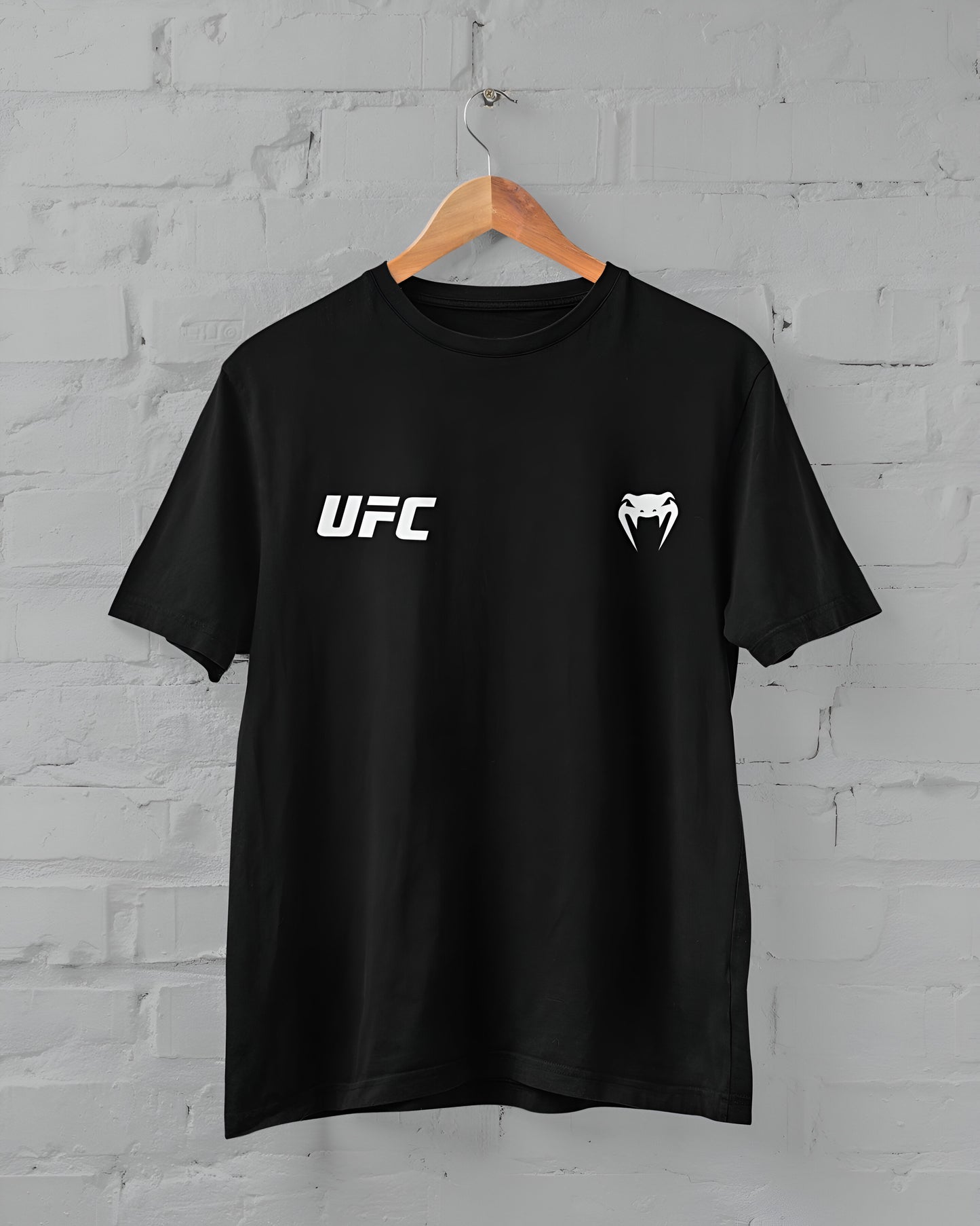 UFC Venum Logo Half Sleeve T-shirt for Men