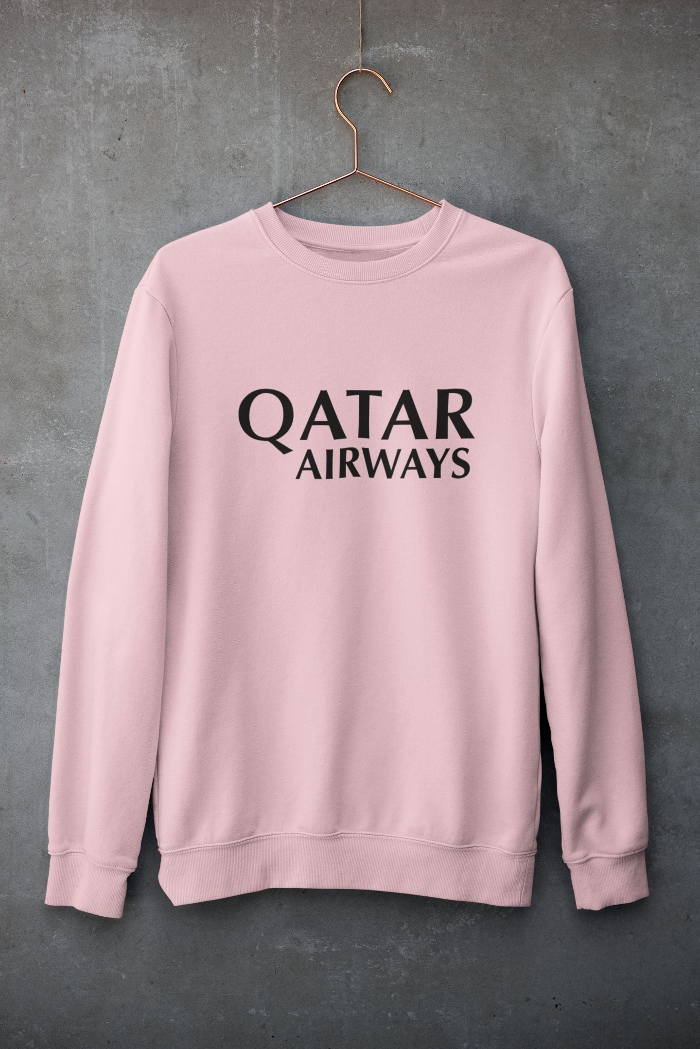 Qatar Airways Printed Unisex Sweatshirt for Men/Women