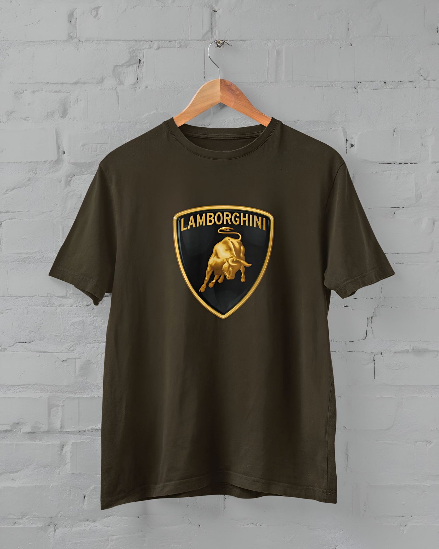 Lamborghini Printed Half Sleeve T-shirt for Men