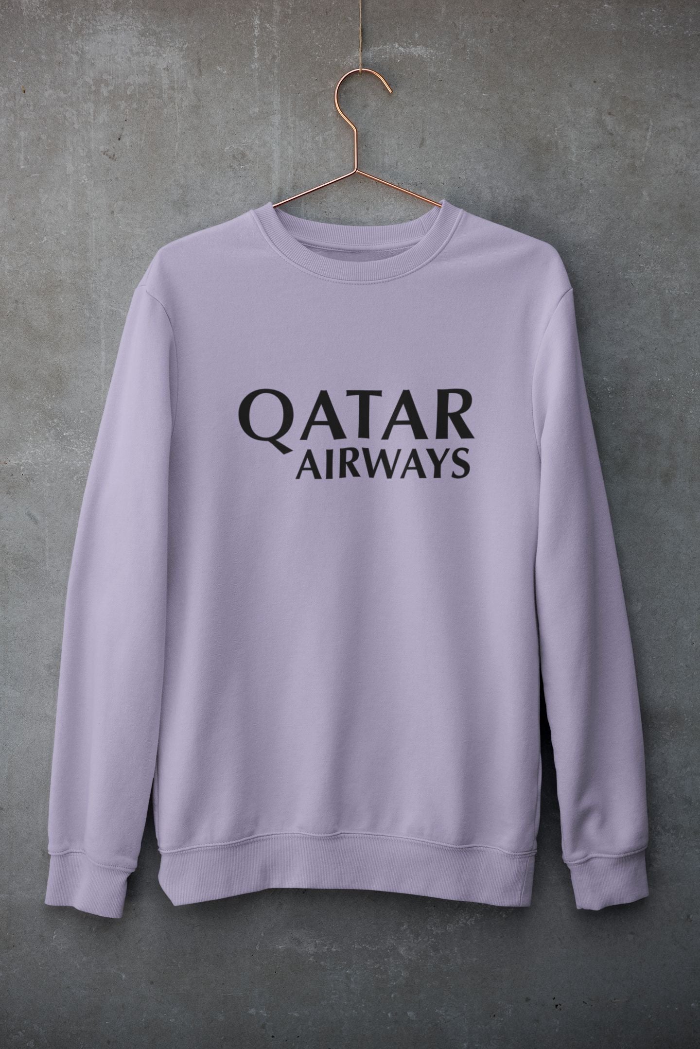 Qatar Airways Printed Unisex Sweatshirt for Men/Women