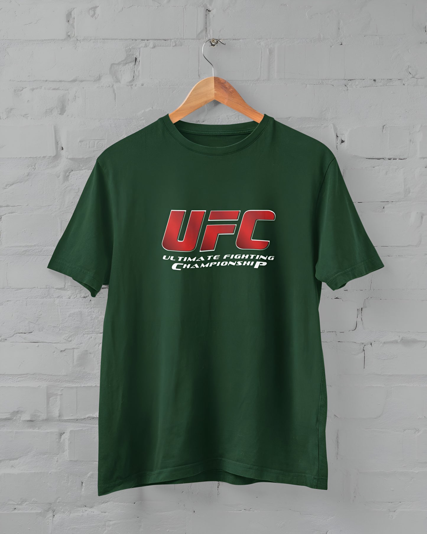 UFC Printed Half Sleeve T-shirt for Men