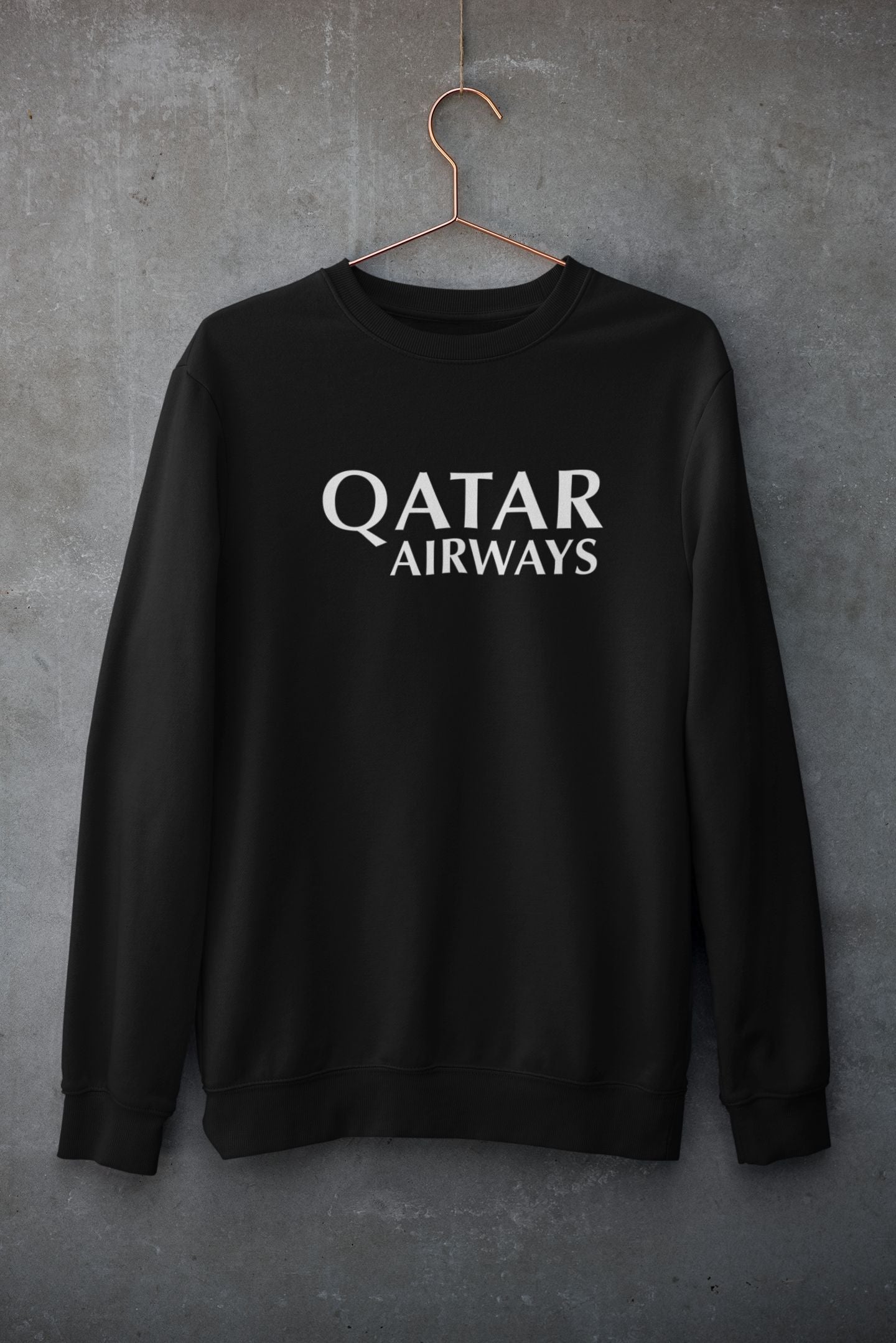 Qatar Airways Printed Unisex Sweatshirt for Men/Women