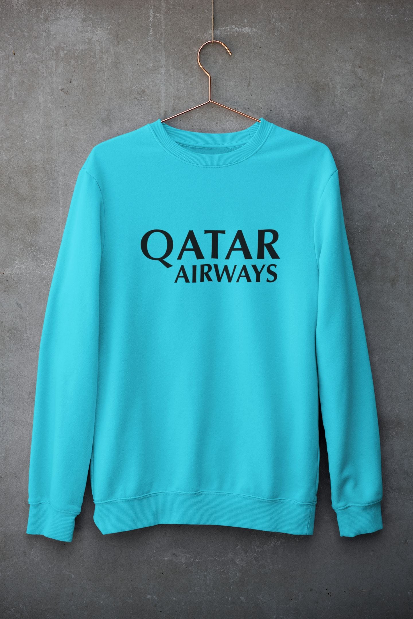 Qatar Airways Printed Unisex Sweatshirt for Men/Women