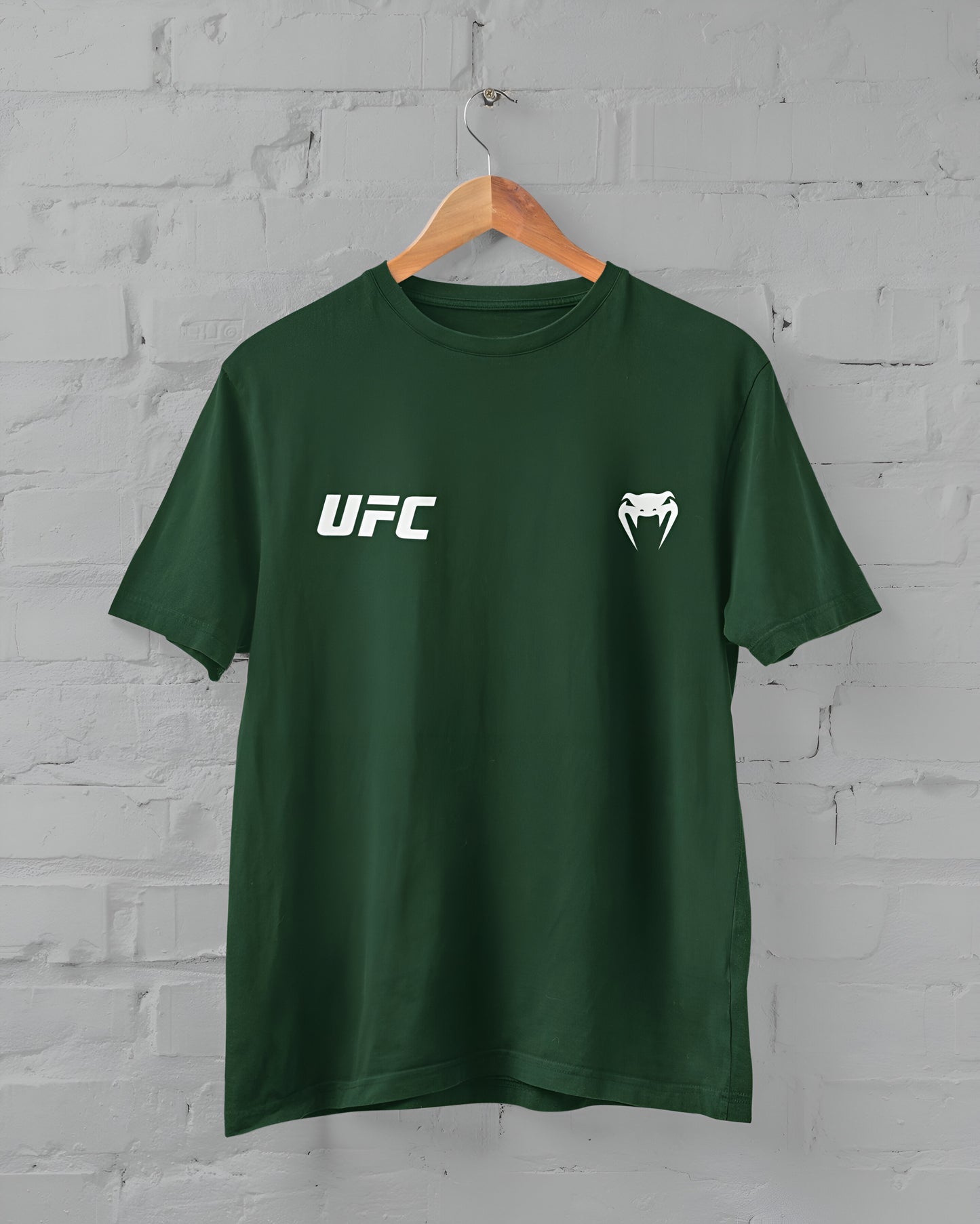 UFC Venum Logo Half Sleeve T-shirt for Men