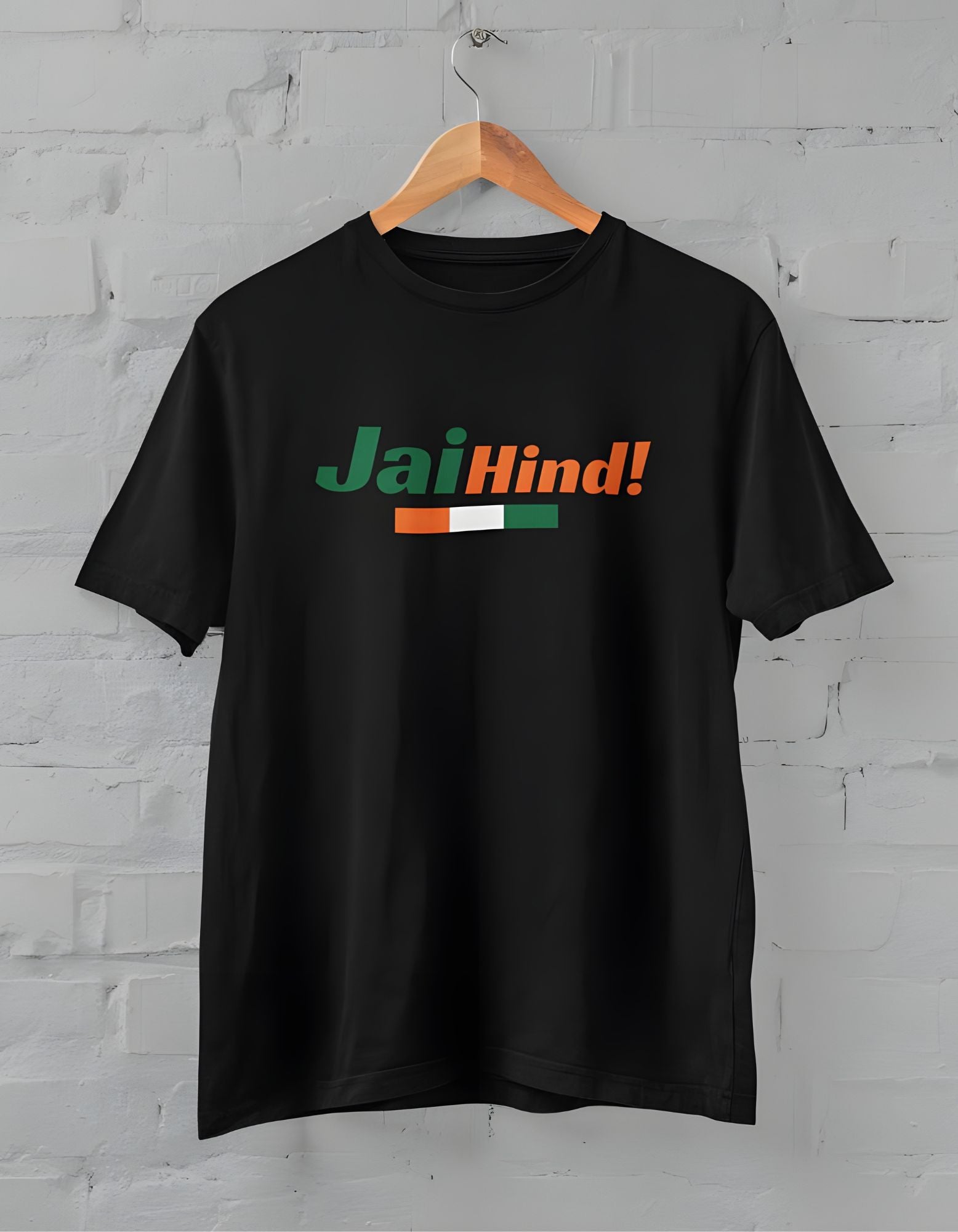 Jai Hind Half Sleeve T-Shirt for Men