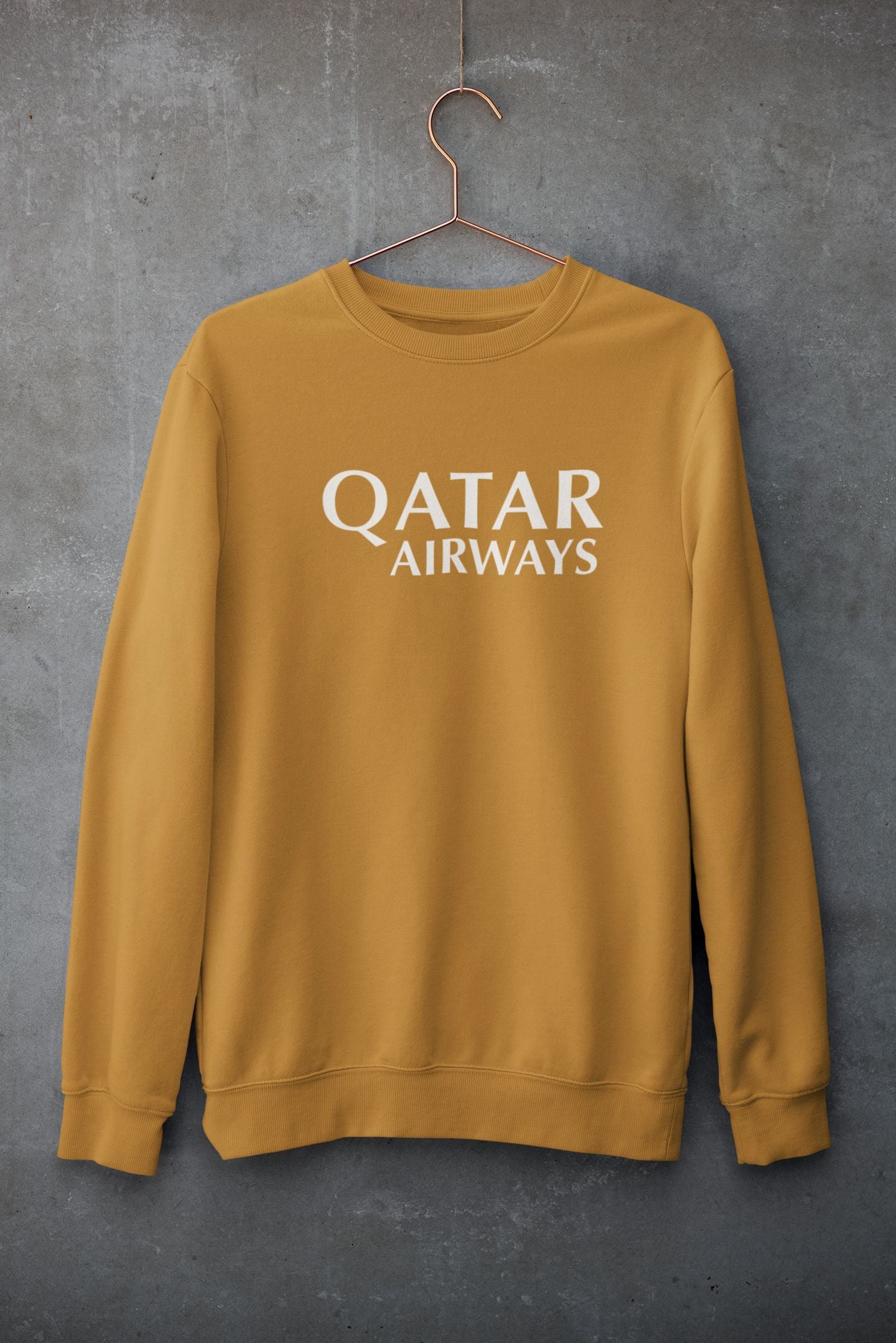 Qatar Airways Printed Unisex Sweatshirt for Men/Women