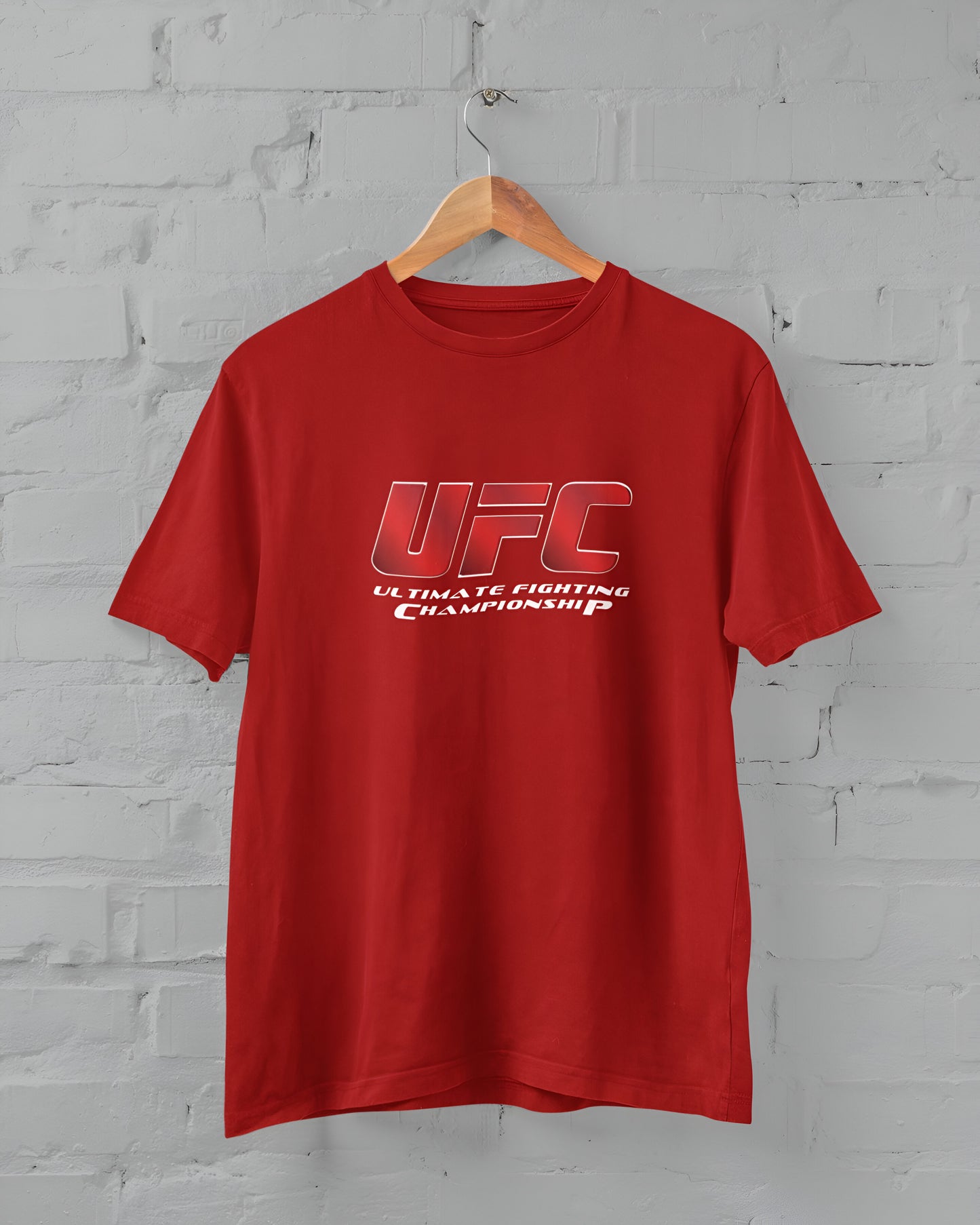 UFC Printed Half Sleeve T-shirt for Men