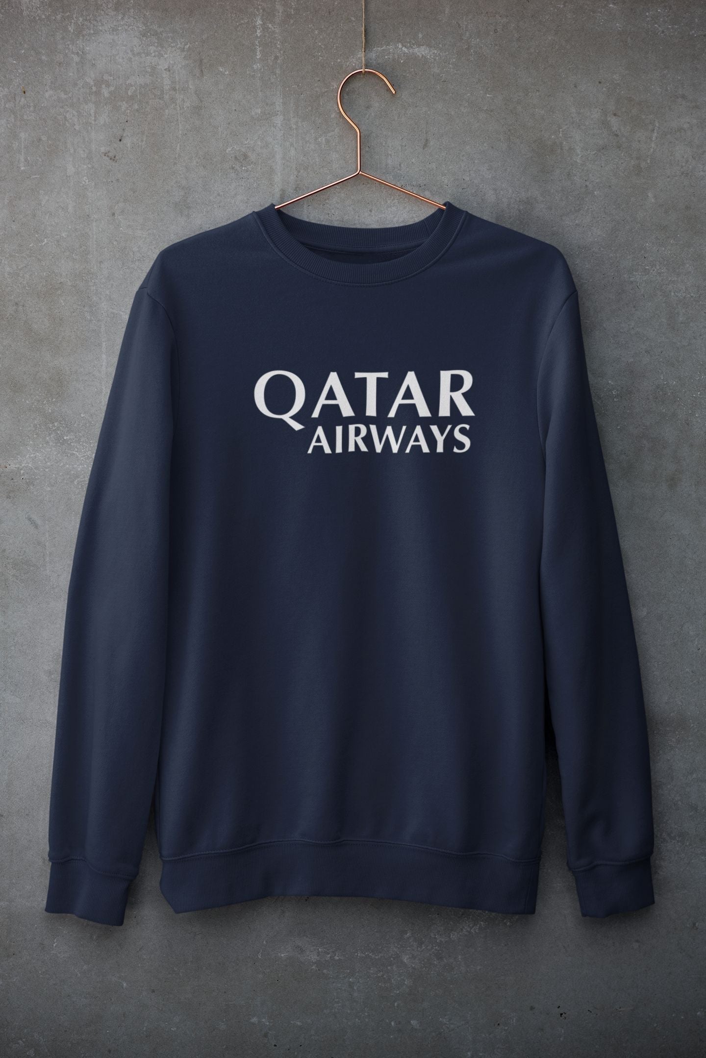 Qatar Airways Printed Unisex Sweatshirt for Men/Women