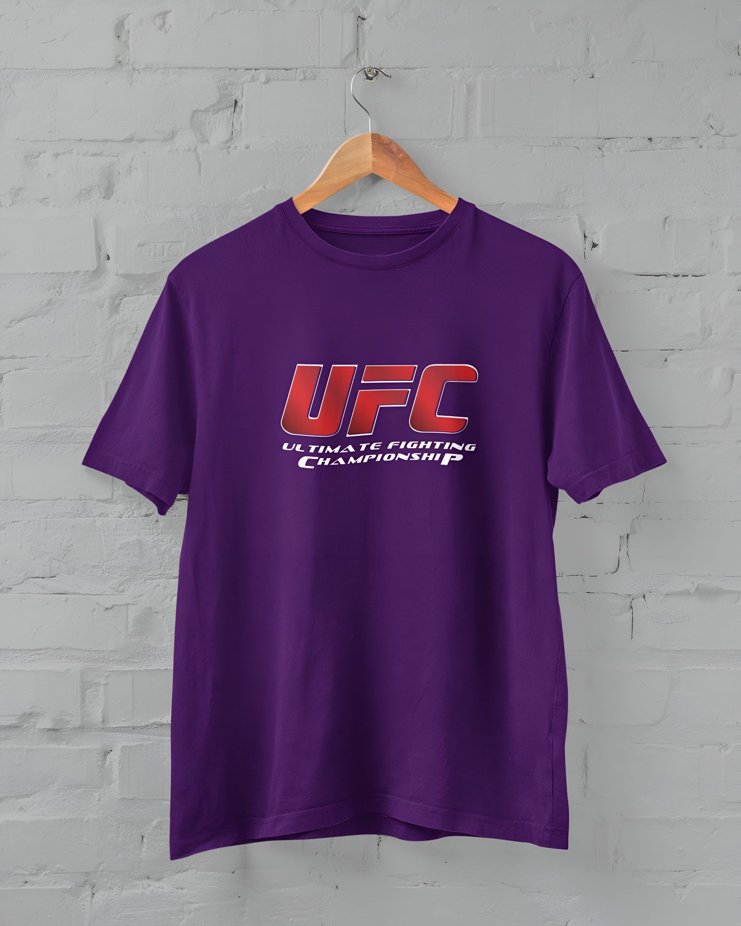 UFC Printed Half Sleeve T-shirt for Men