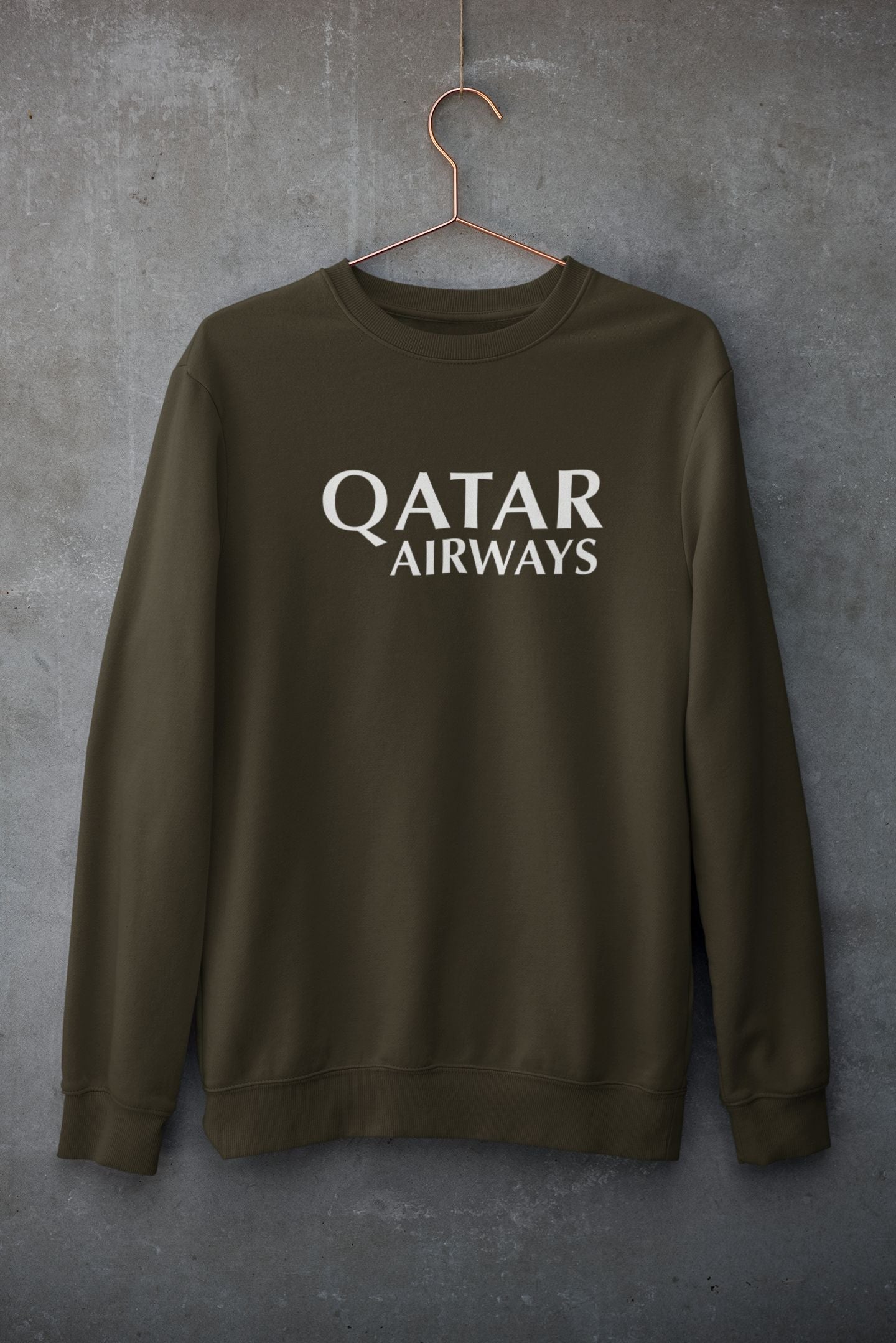 Qatar Airways Printed Unisex Sweatshirt for Men/Women