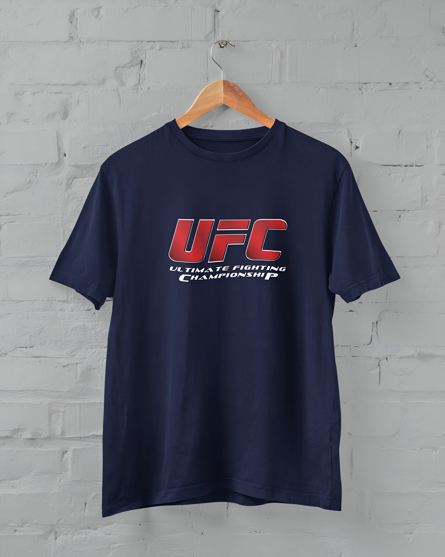 UFC Printed Half Sleeve T-shirt for Men