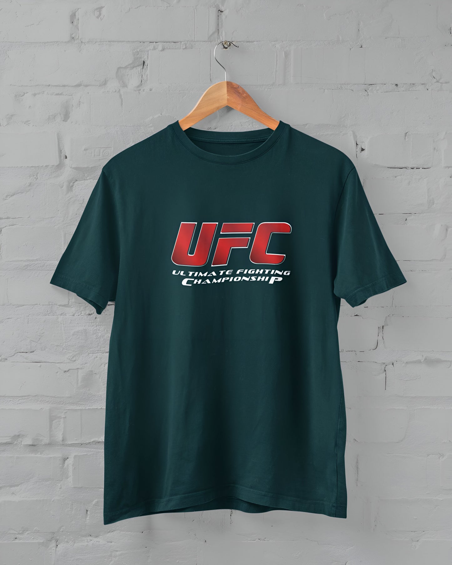 UFC Printed Half Sleeve T-shirt for Men