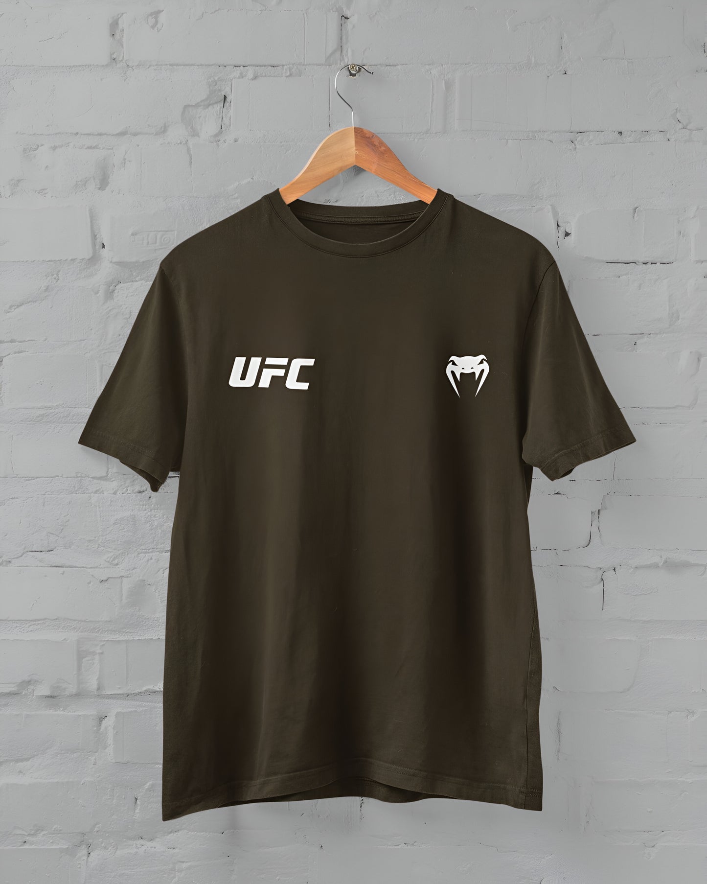 UFC Venum Logo Half Sleeve T-shirt for Men