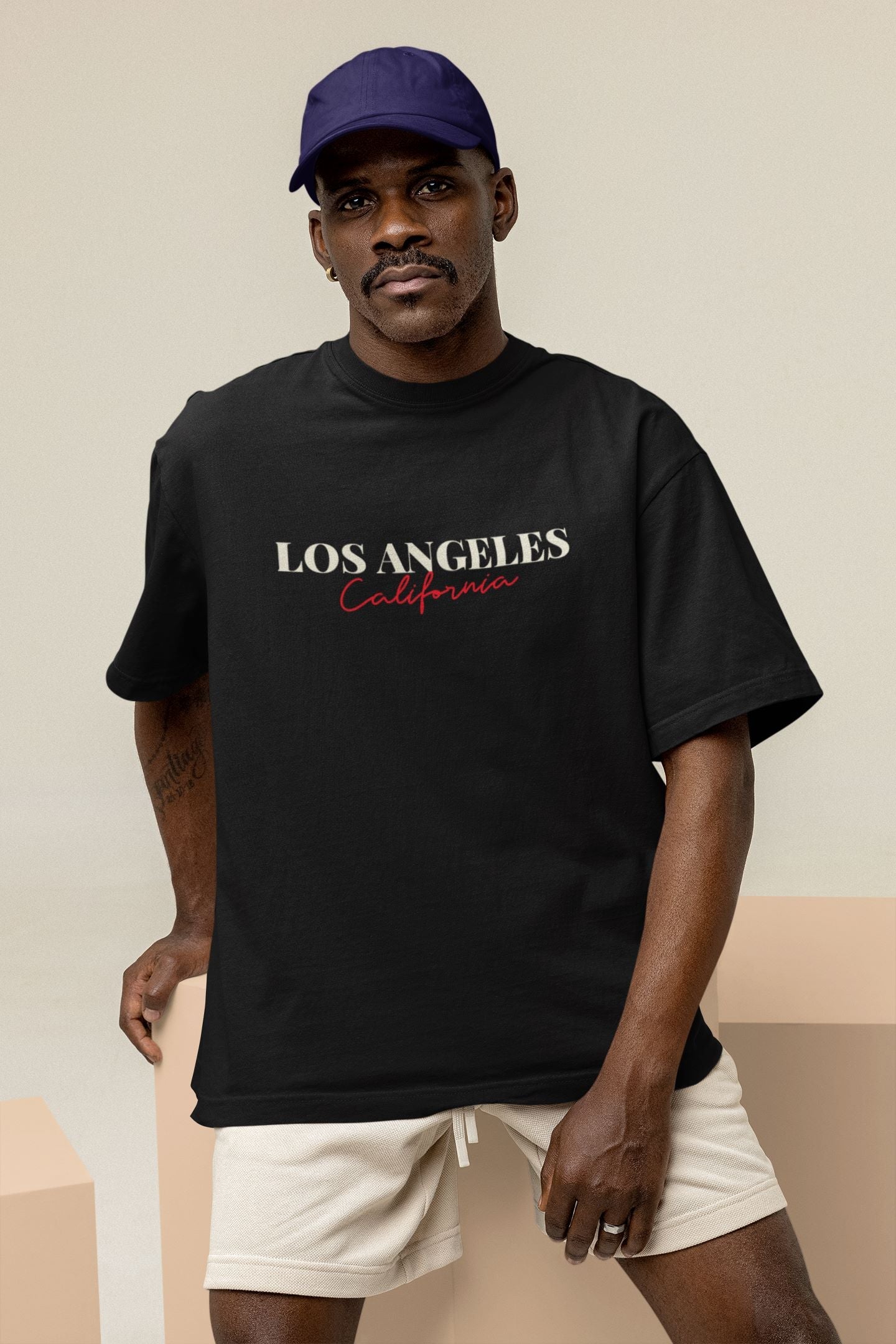 Los Angeles California Oversized T-shirt for Men