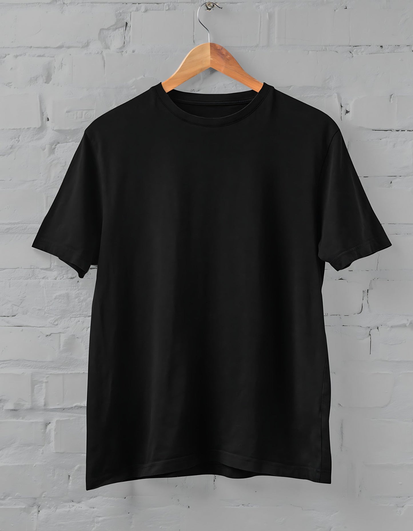 Black Half Sleeve T-shirt for Men
