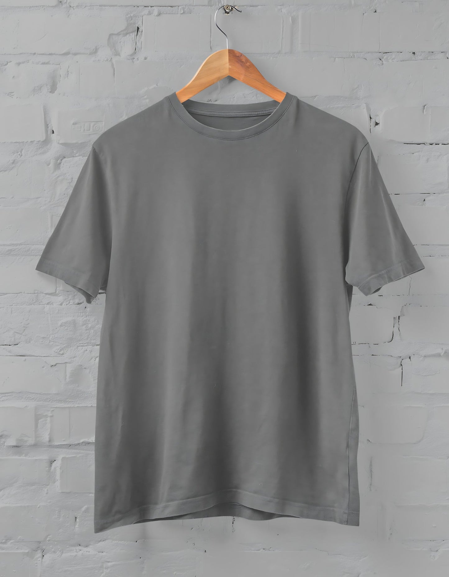 Charcoal Melange Half Sleeve T-shirt for
