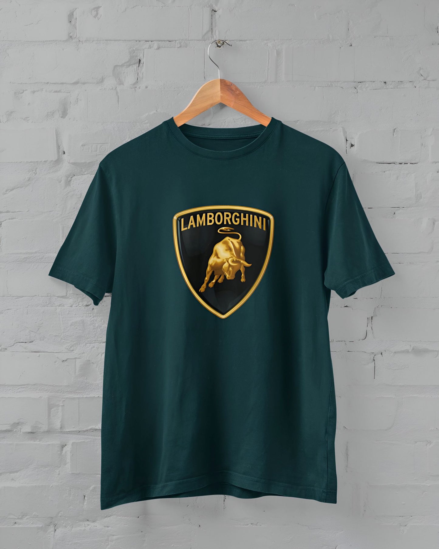 Lamborghini Printed Half Sleeve T-shirt for Men