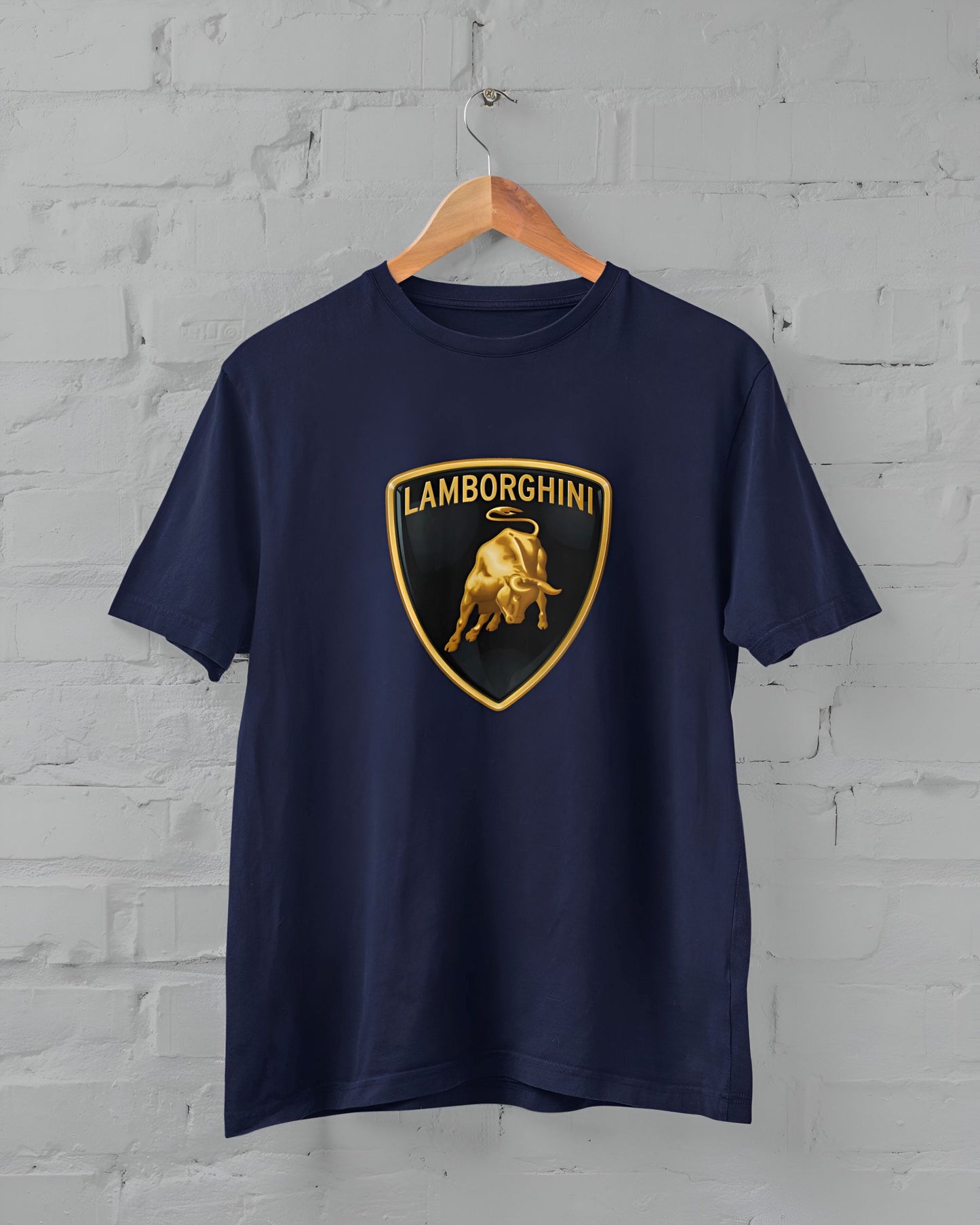 Lamborghini Printed Half Sleeve T-shirt for Men