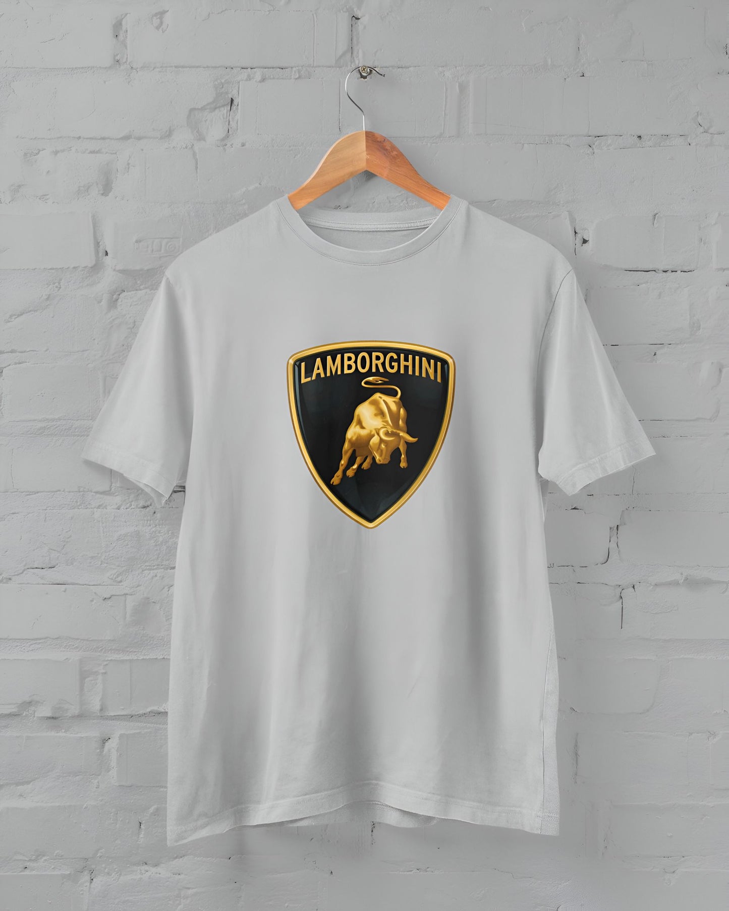 Lamborghini Printed Half Sleeve T-shirt for Men