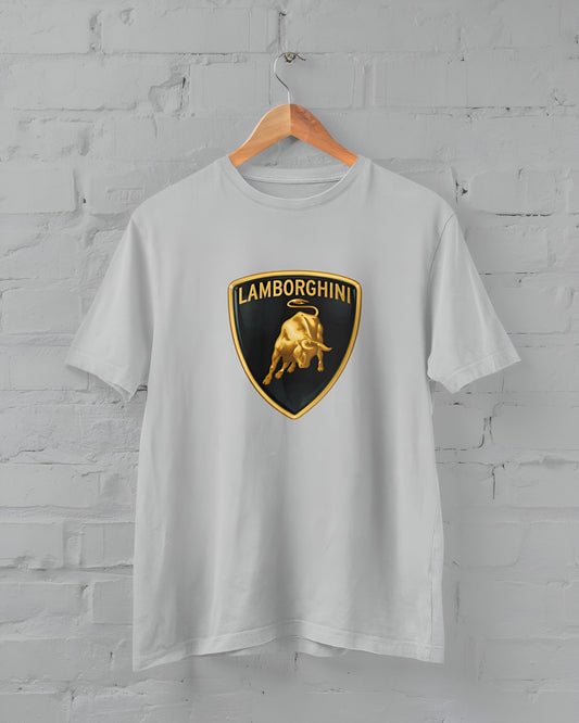 Lamborghini Printed Half Sleeve T-shirt for Men