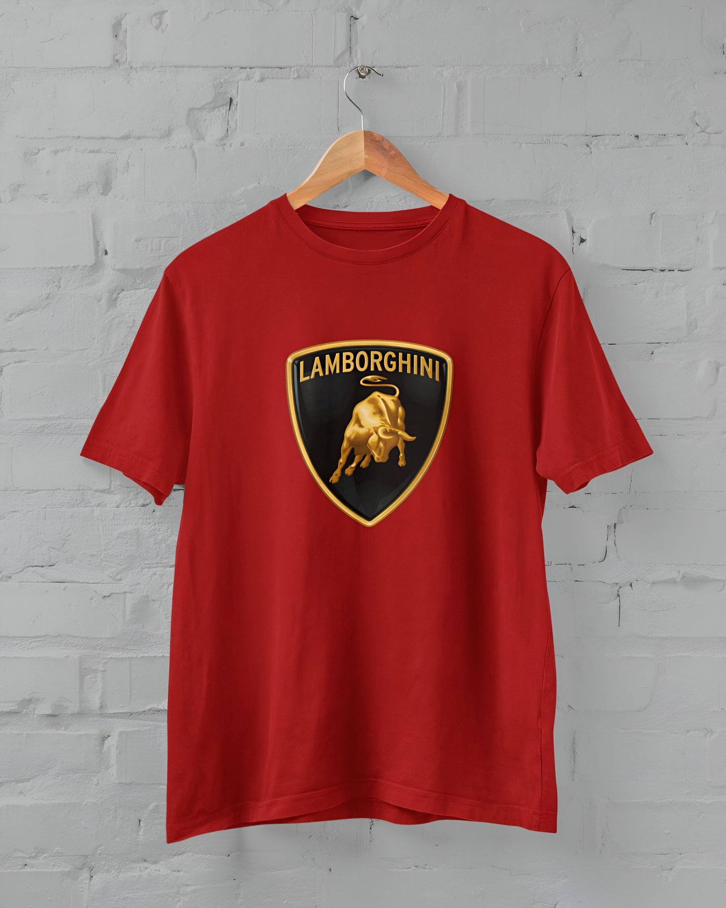 Lamborghini Printed Half Sleeve T-shirt for Men