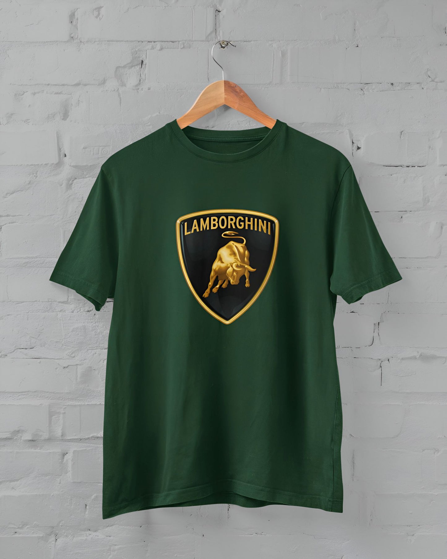 Lamborghini Printed Half Sleeve T-shirt for Men
