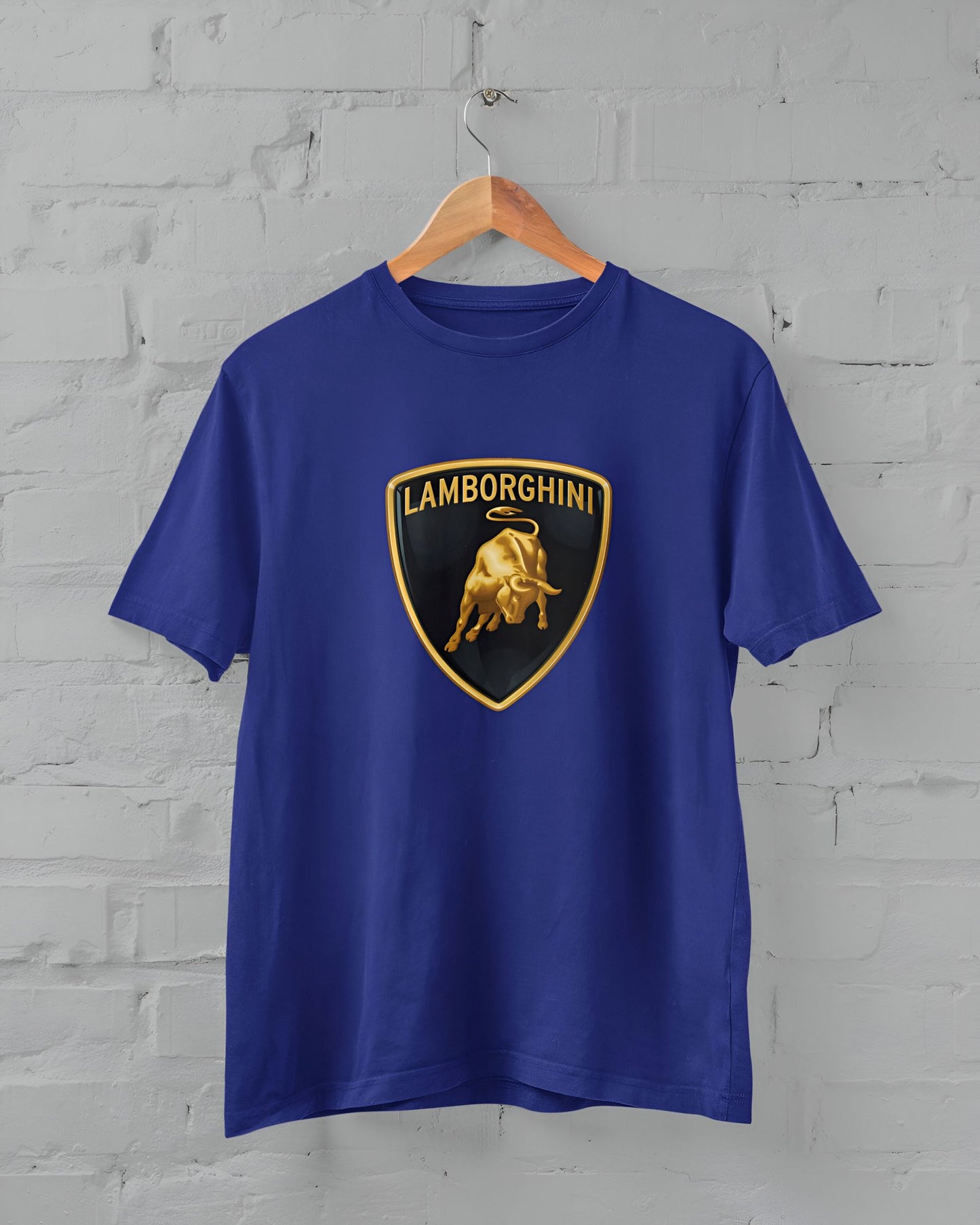 Lamborghini Printed Half Sleeve T-shirt for Men