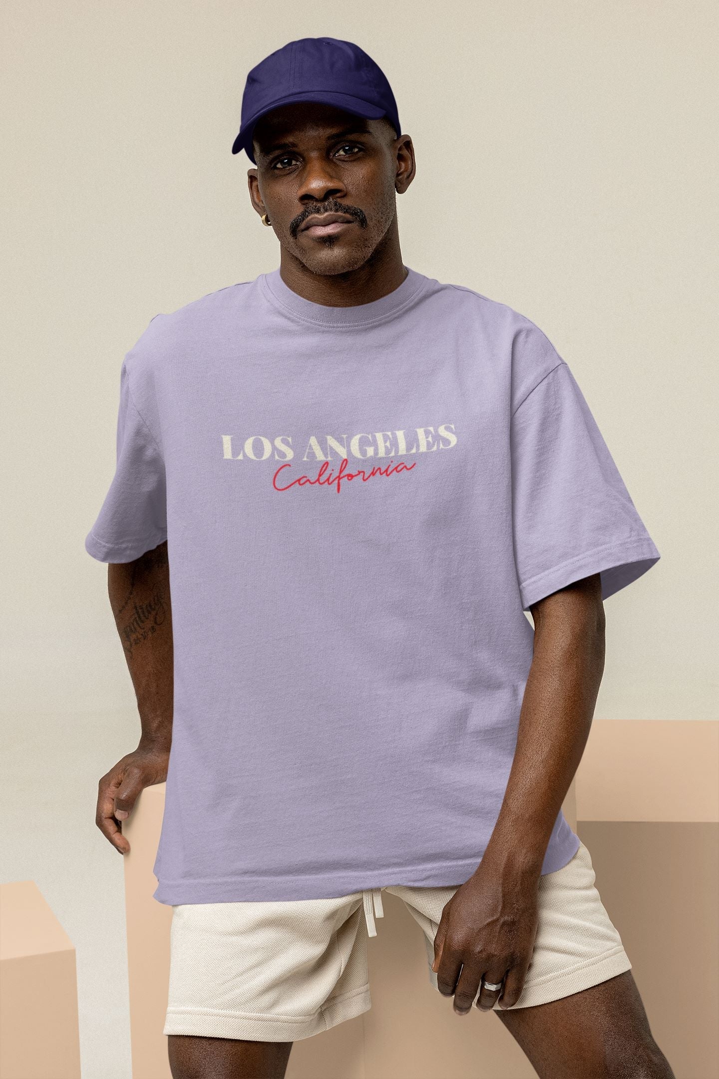 Los Angeles California Oversized T-shirt for Men