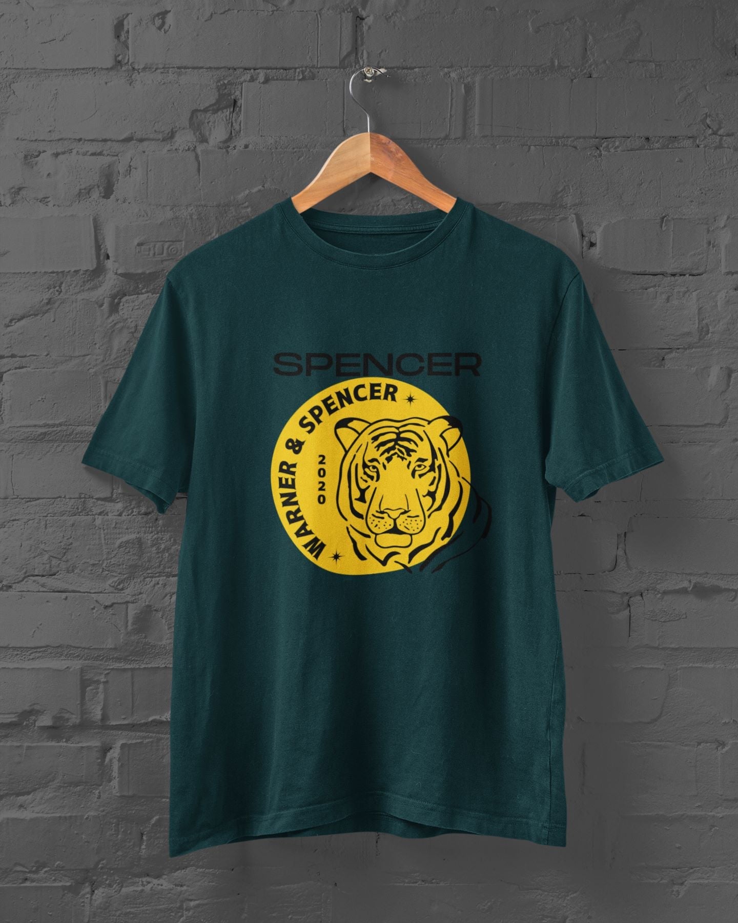 Spencer Half Sleeve T-shirt for Men Petrol Blue