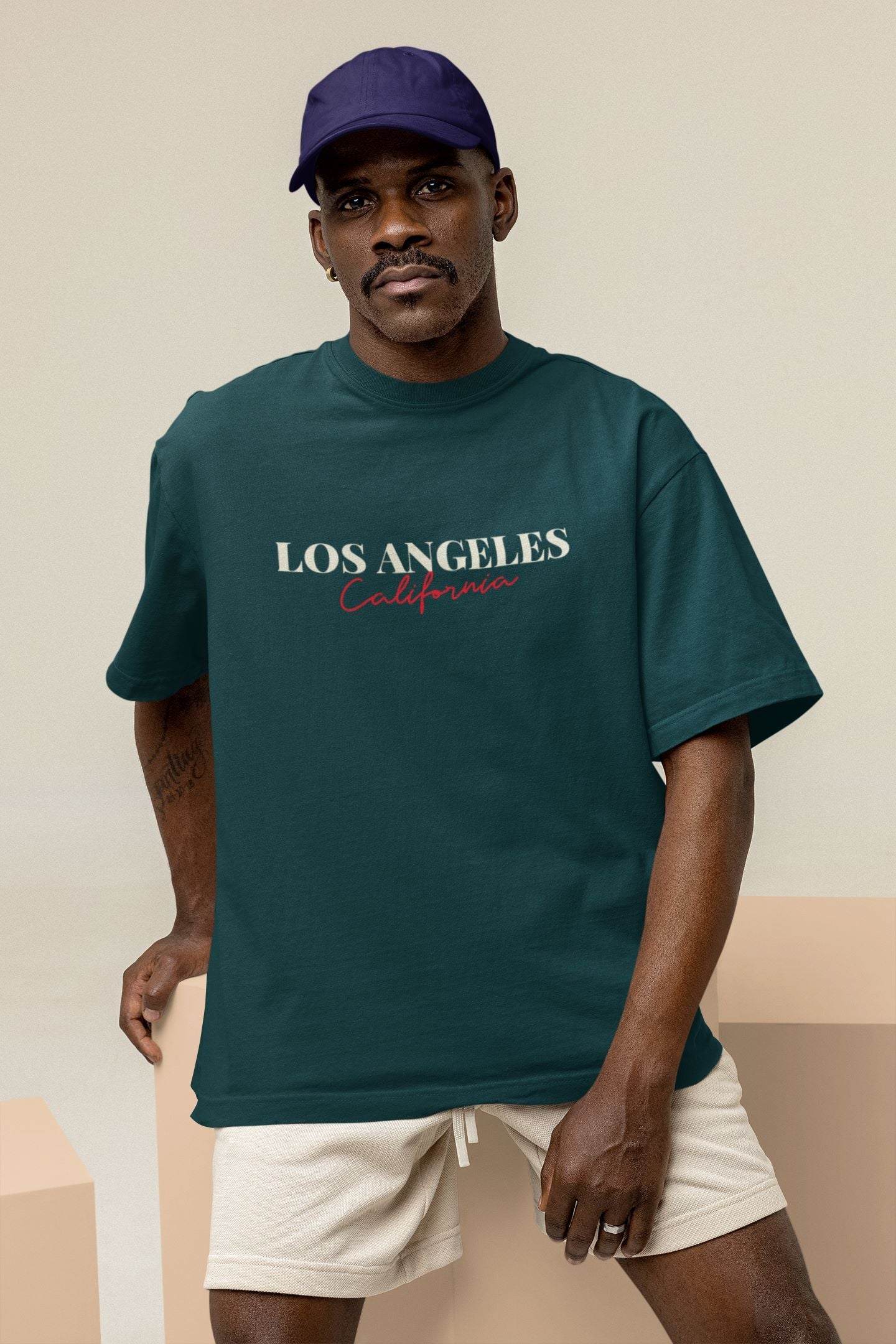 Los Angeles California Oversized T-shirt for Men