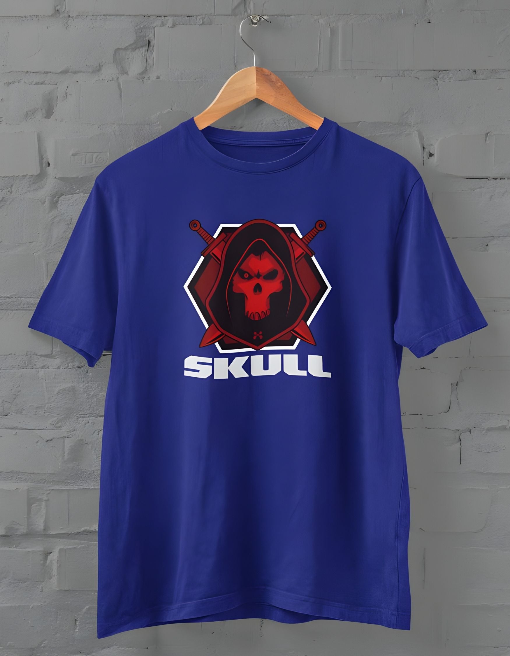 Red Skull Warrior Tshirt for Men