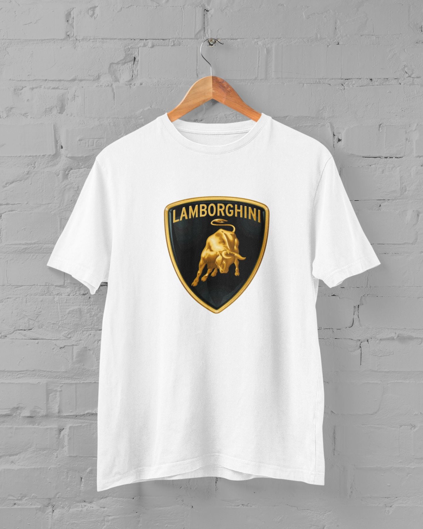 Lamborghini Printed Half Sleeve T-shirt for Men
