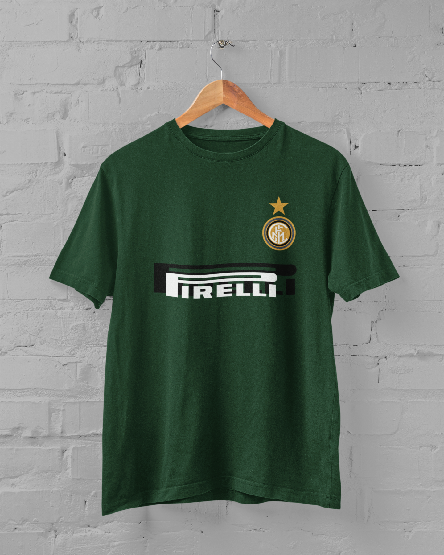 Inter Milan Printed Half Sleeve T-shirt for Men