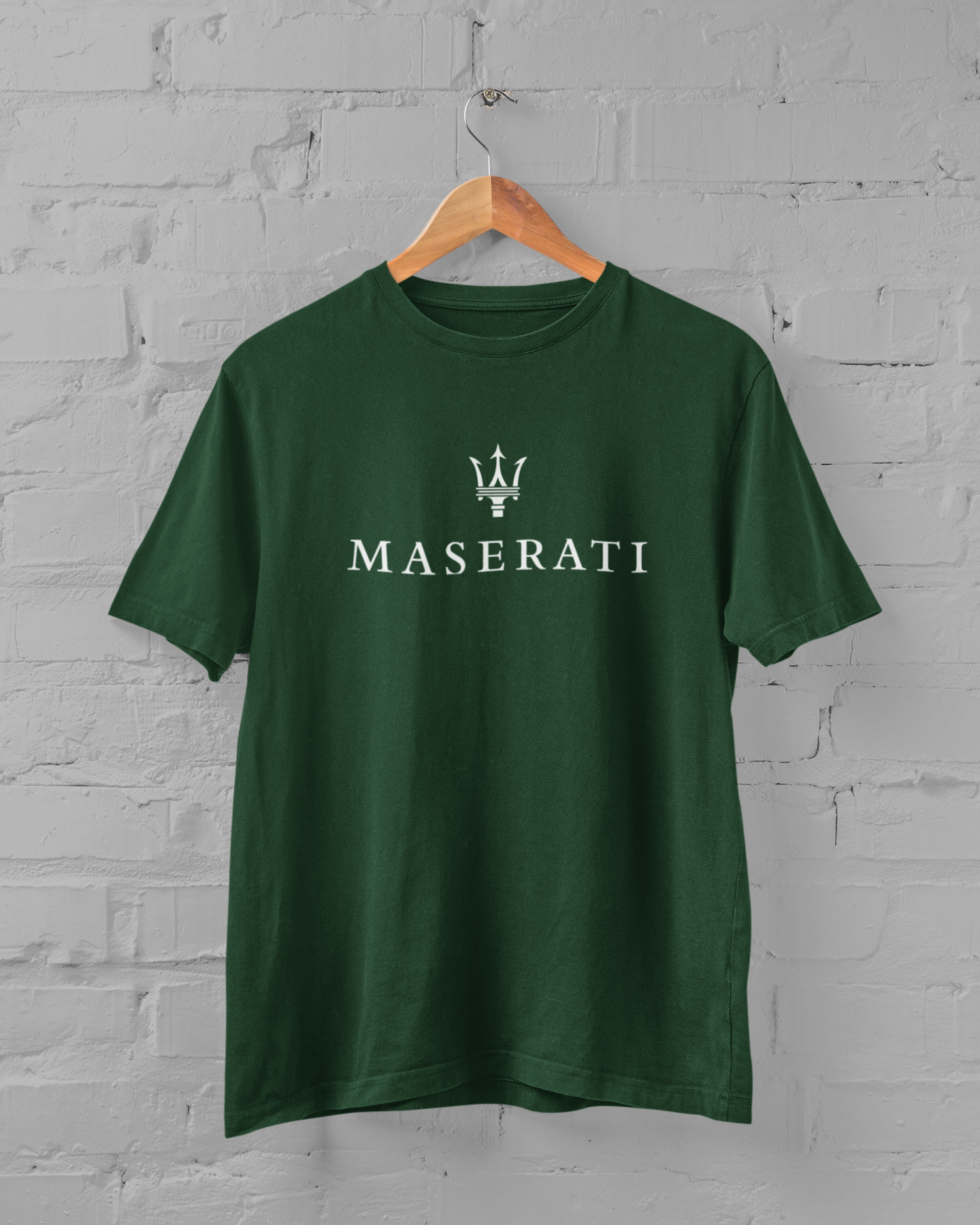 Maserati Printed Half Sleeve T-shirt for Men