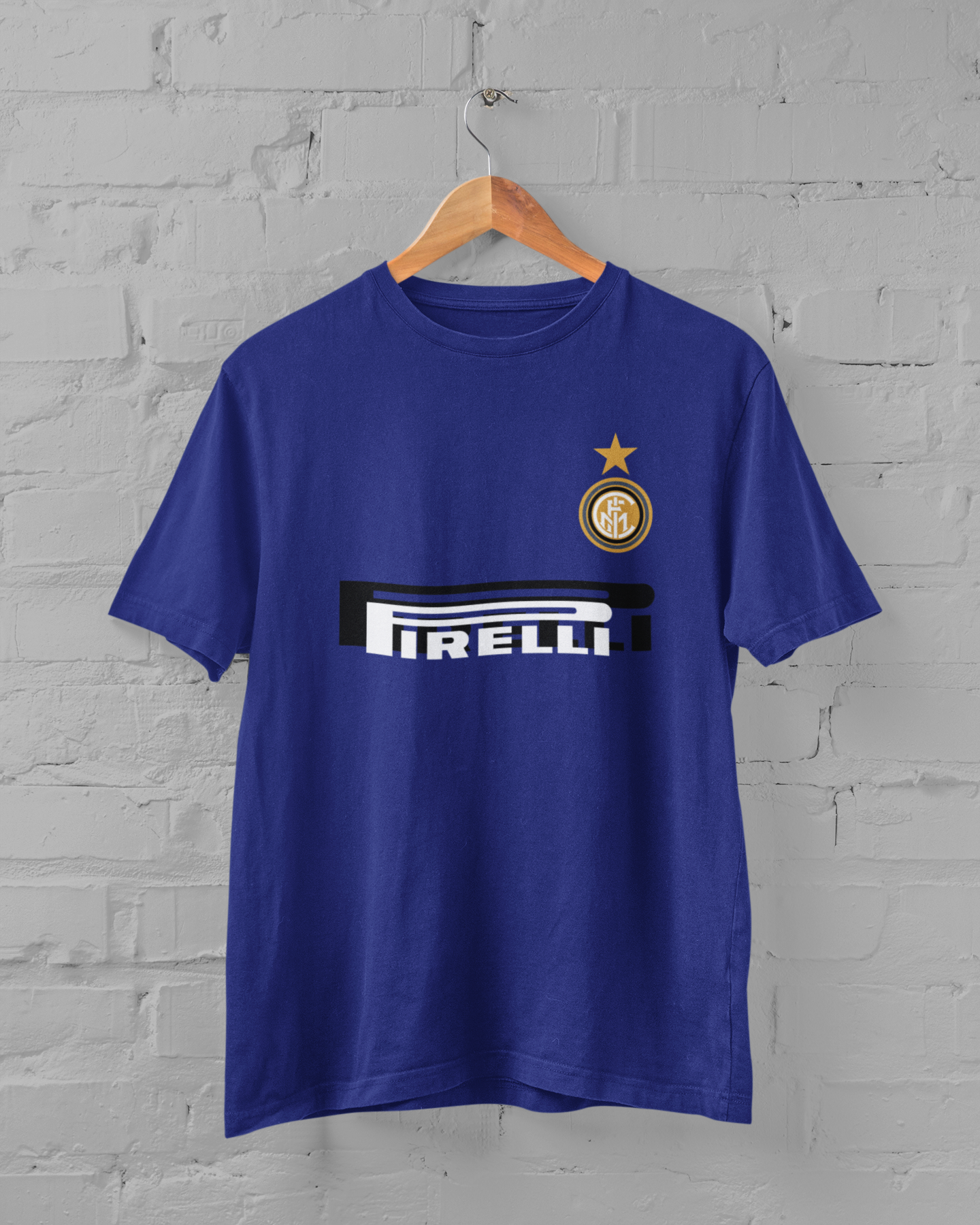 Inter Milan Printed Half Sleeve T-shirt for Men
