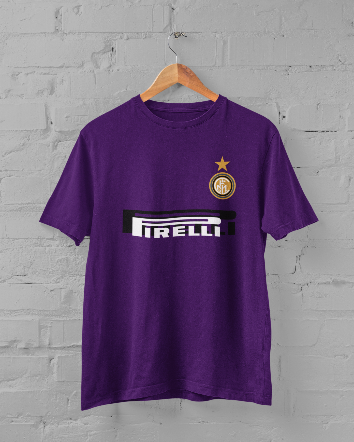 Inter Milan Printed Half Sleeve T-shirt for Men