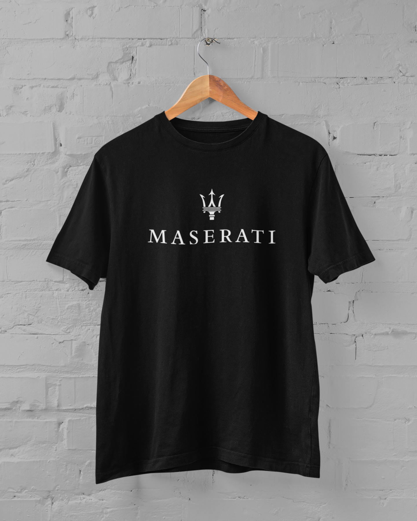Maserati Printed Half Sleeve T-shirt for Men
