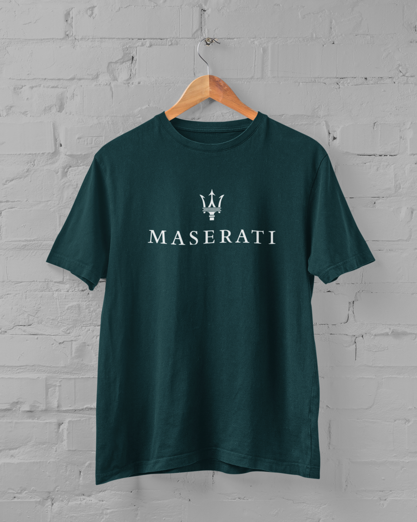 Maserati Printed Half Sleeve T-shirt for Men