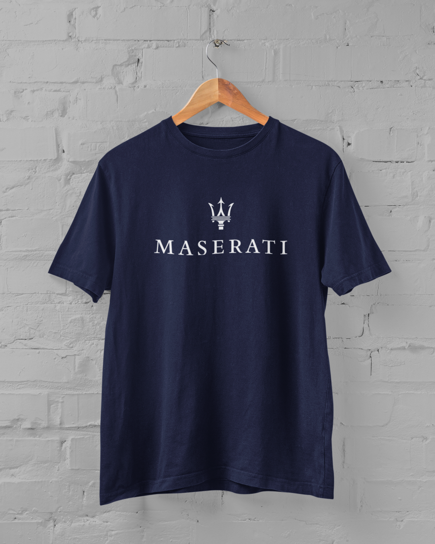 Maserati Printed Half Sleeve T-shirt for Men