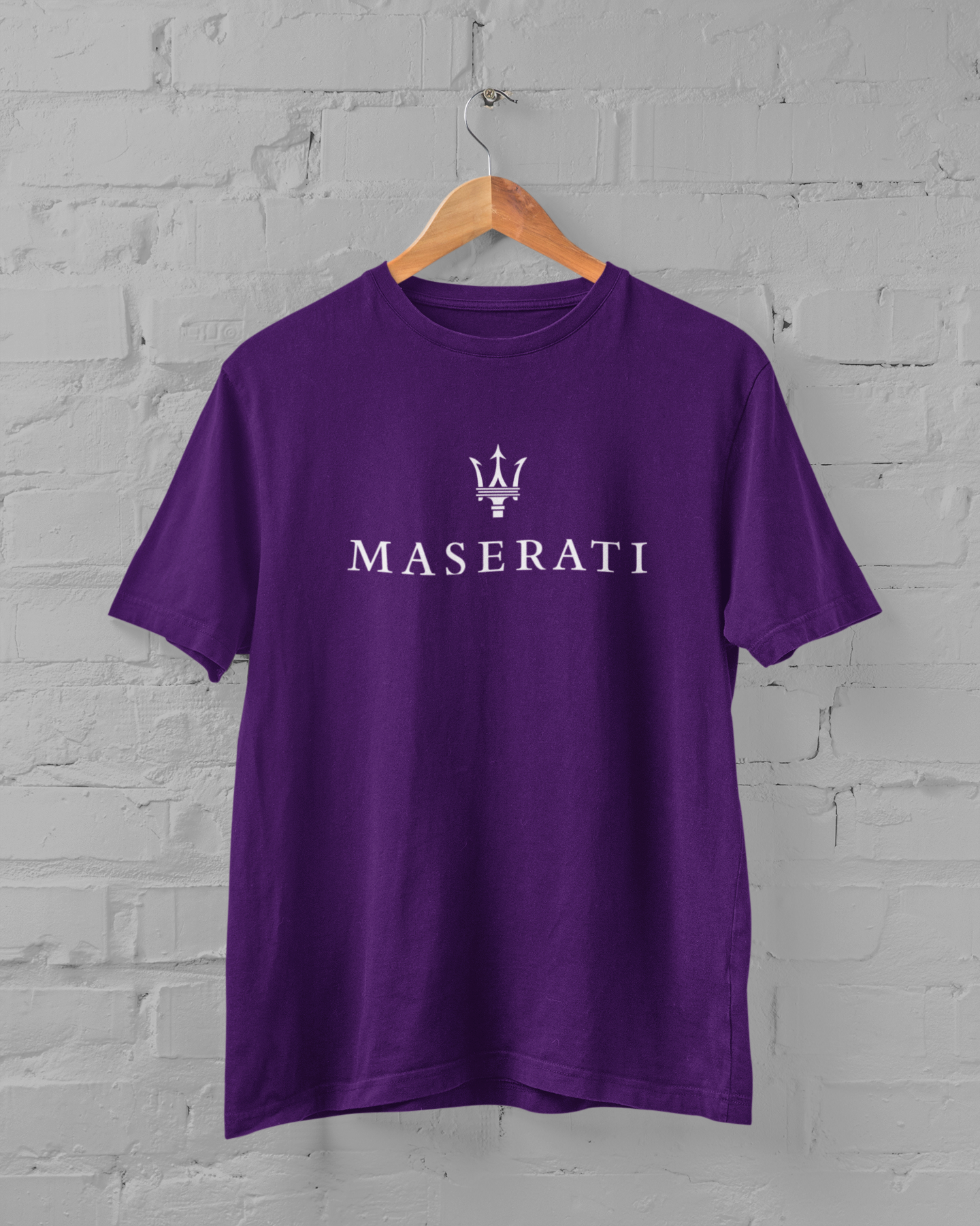 Maserati Printed Half Sleeve T-shirt for Men