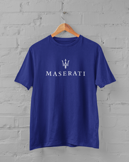 Maserati Printed Half Sleeve T-shirt for Men