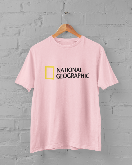 National Geographic Printed Half Sleeve T-shirt for Men