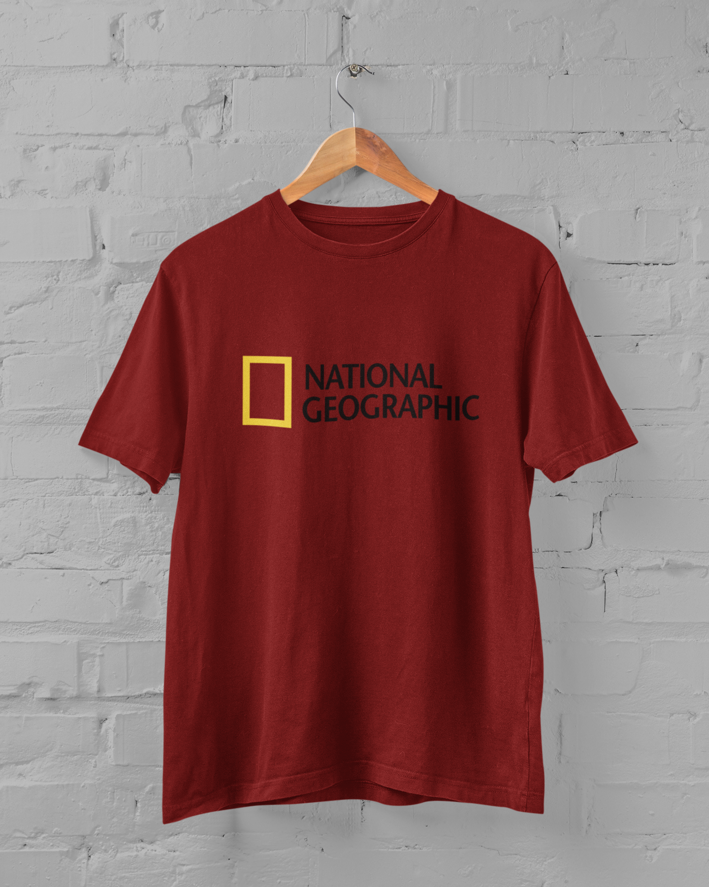 National Geographic Printed Half Sleeve T-shirt for Men