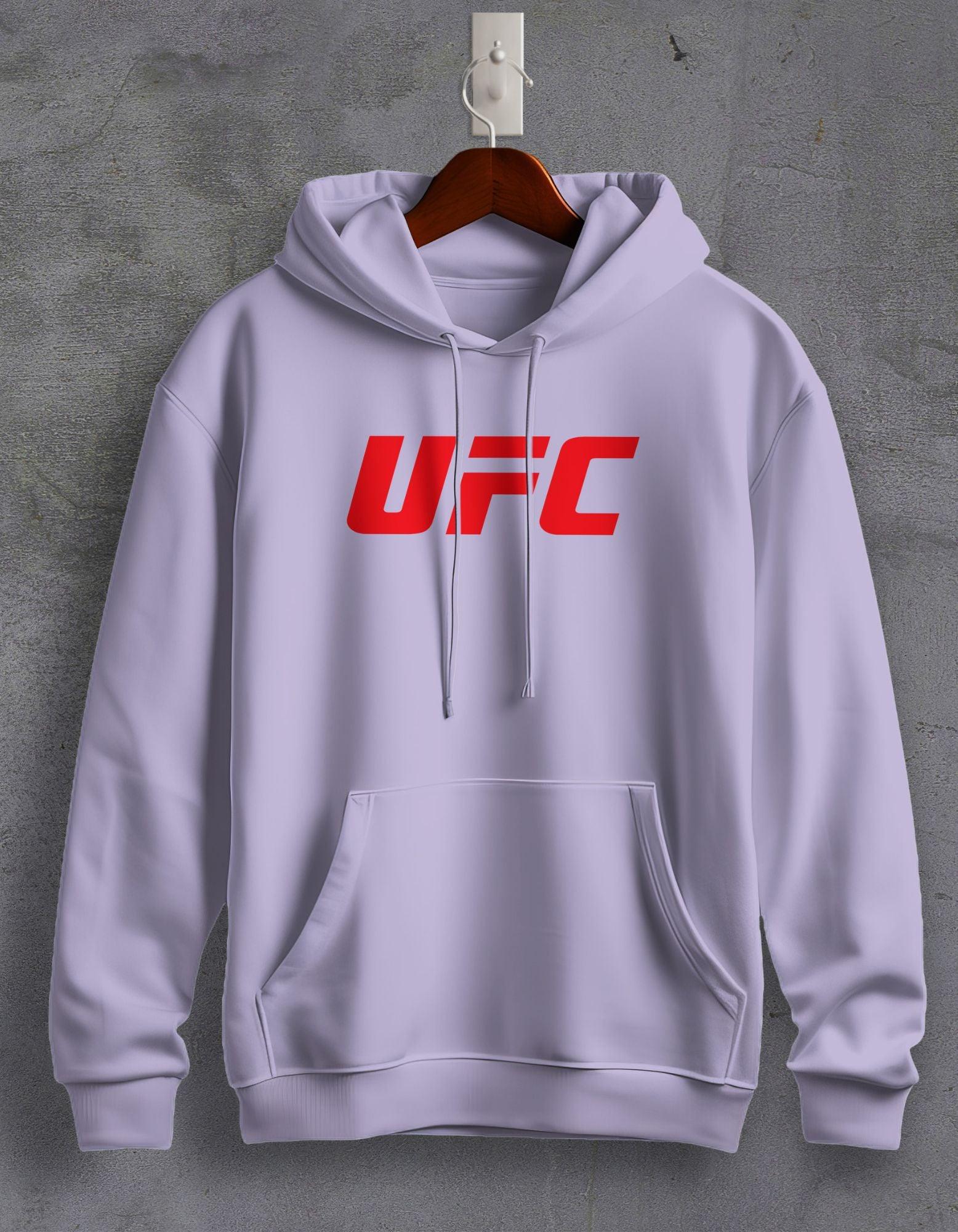 UFC RED Printed Unisex Hoodie For Men/Women