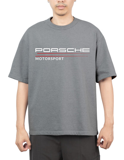 Porsche Mortorsport Printed Oversized T-shirt for Men