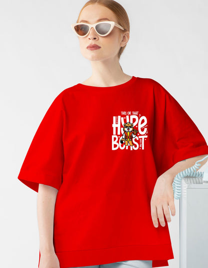 Hypebeast Premium French Terry Unisex Oversiized T-shirt