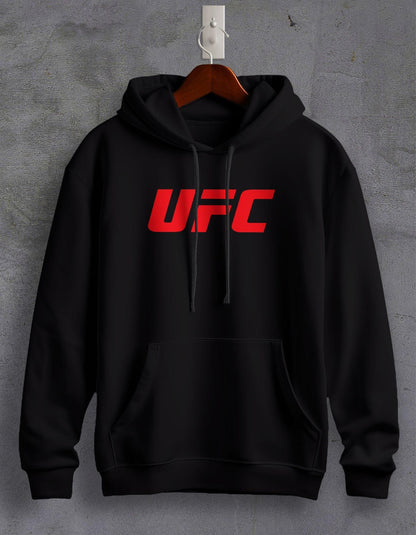 UFC RED Printed Unisex Hoodie For Men/Women